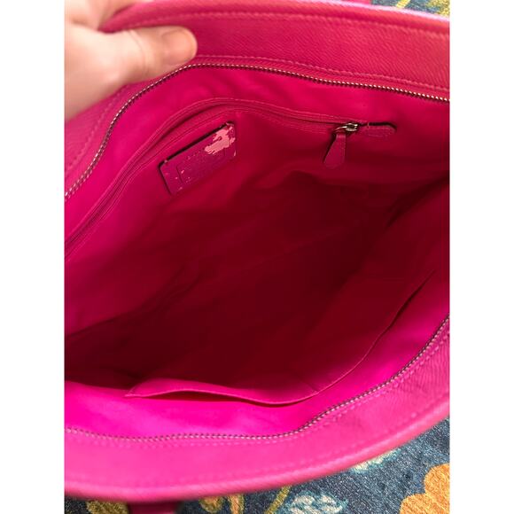 Coach Pink City Tote Zip Bag - Picture 5 of 8